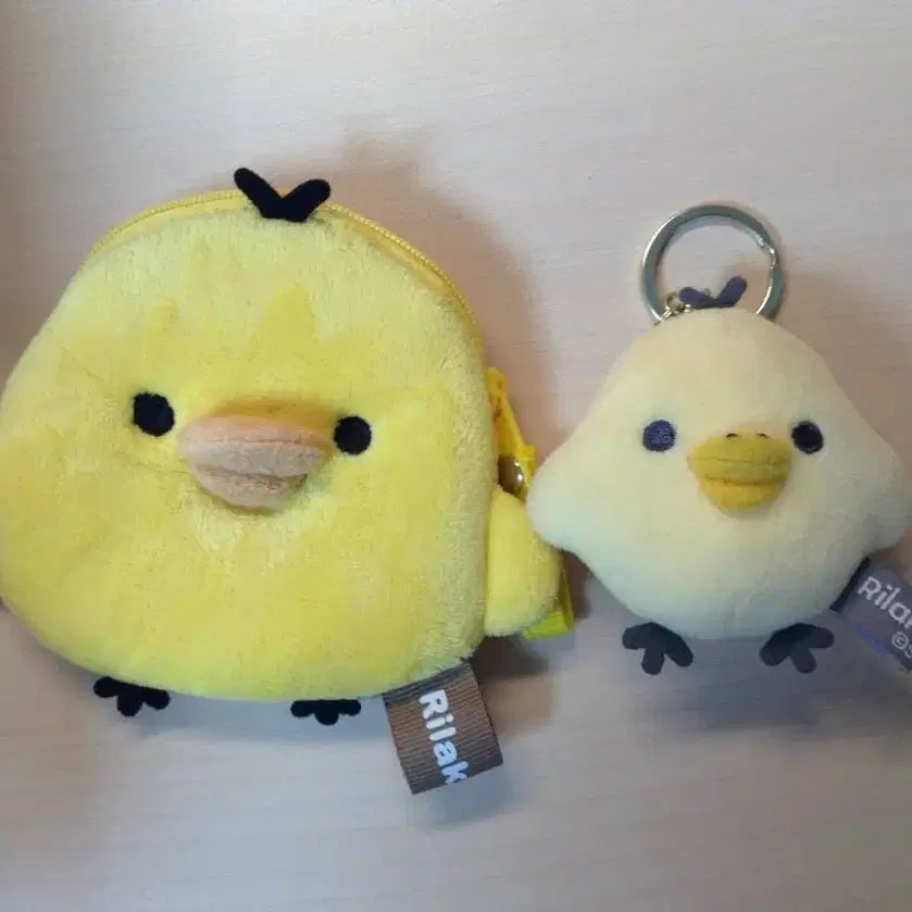 [BUNJANG] Rilakkuma Kiiroitori Keyring & Coin Pouch / 리락쿠마 키이로이토리 키링&동전지갑