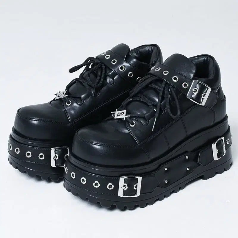 [BUNJANG] REFLEM Platform Chunky Sole Sneakers / REFLEM 레플렘 플랫폼 통굽 운동화