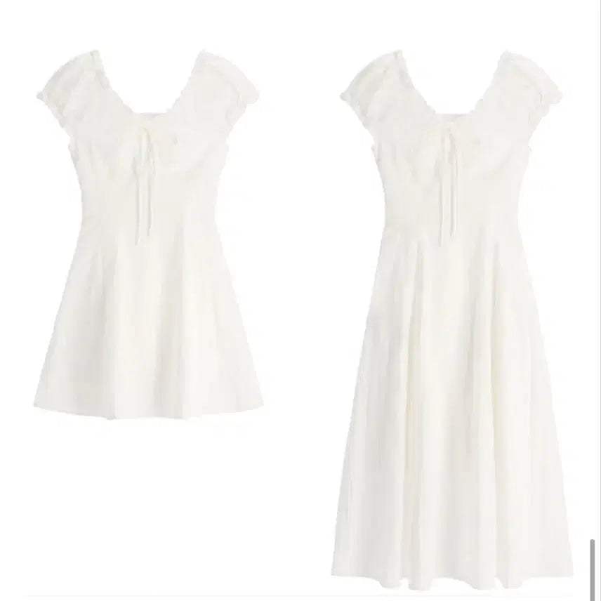[BUNJANG] ATTRANCE Short Ivory Dress / 새상품 숏 아이보리 아뜨랑스 원피스