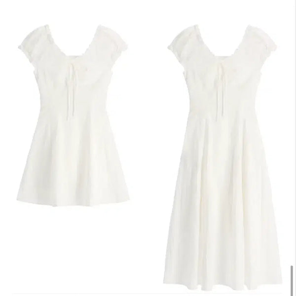 [BUNJANG] ATTRANCE Short Ivory Dress / 새상품 숏 아이보리 아뜨랑스 원피스