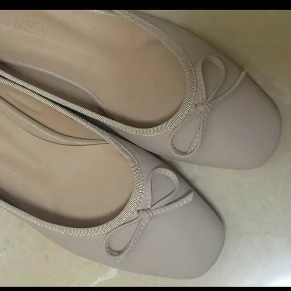 [BUNJANG] Flat Shoes Beige Pink (Fits 225-230) / 새상품 플랫슈즈 베이지핑크 225-230