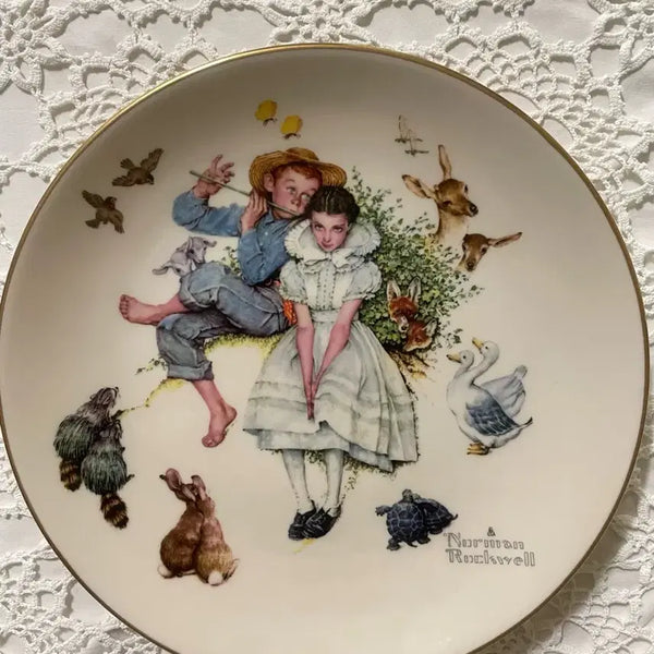 [BUNJANG] American Vintage Decorative Plate by Roman / 미국빈티지접시