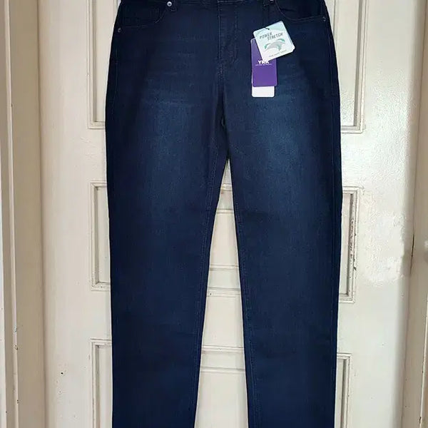 [BUNJANG] Men's Dark Indigo Straight Fit Denim Jeans (Size 36) / 남성데님36 청바지 여름 일자 사방스판 새상품