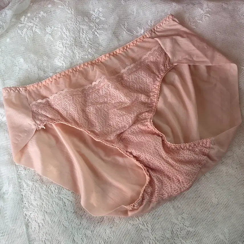 [BUNJANG] Light Pink Hemline Panty / 라이트핑크 햄라인 팬티