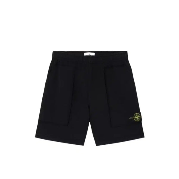 [BUNJANG] Stone Island Cotton Fleece Bermuda Shorts Black S / 스톤아일랜드 반바지