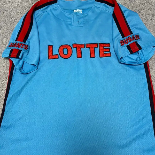 [BUNJANG] Nepos Lotte Giants Smurf T-Shirt Size 110 / 네포스 롯데자이언츠 스머프 티셔츠 110