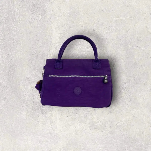 [BUNJANG] Kipling Purple Tote Shoulder Bag (B331) / 키플링 퍼플 토트 숄더백(B331)