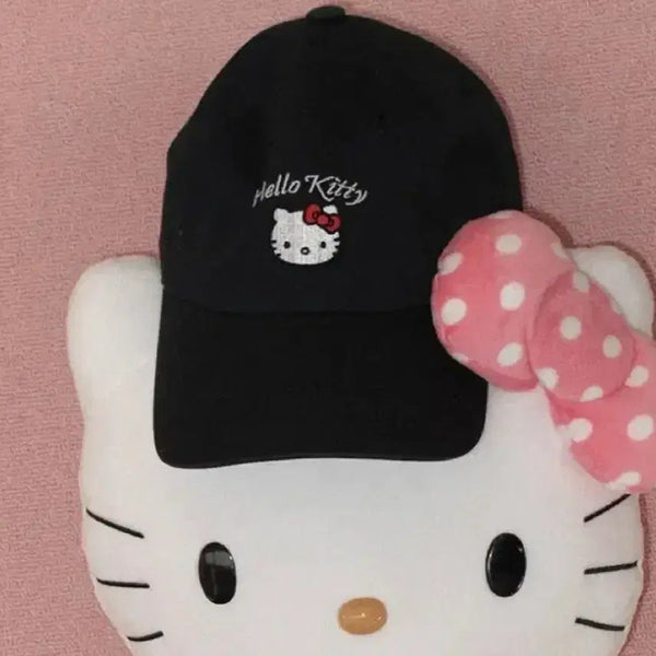 [BUNJANG] RAVE x Hello Kitty Collaboration Ball Cap / 레이브 x 헬로키티 볼캡 새상품