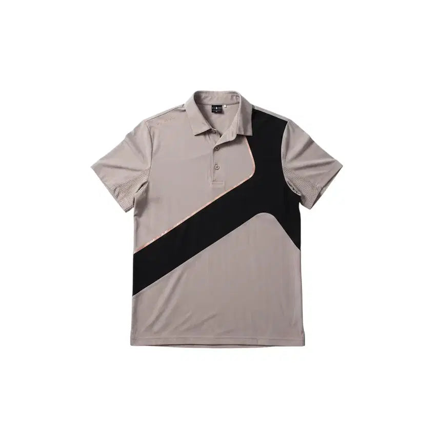 [BUNJANG] WIDE ANGLE Men's Color-Block Golf Polo Shirt XL / 남성105/ 와이드앵글 배색 골프 카라티셔츠