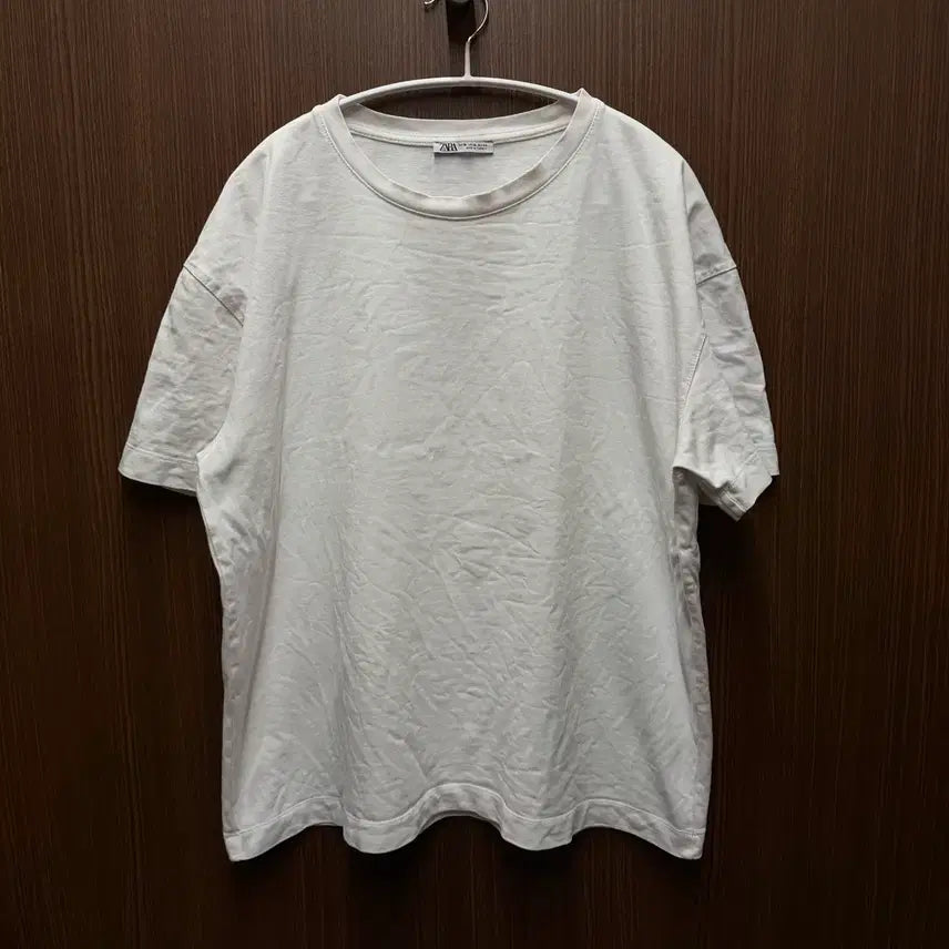 [BUNJANG] Zara Basic Short Sleeve T-Shirt White / 자라 기본 반팔티 화이트