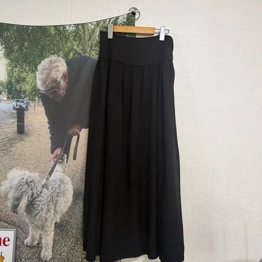 [BUNJANG] Black Long Skirt (M Size) / 블랙 롱 스커트 m