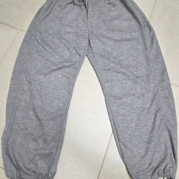[BUNJANG] W.MODS Curved Jogger Sweatpants Grey / W.MODS 커브드 조거 스웻팬츠