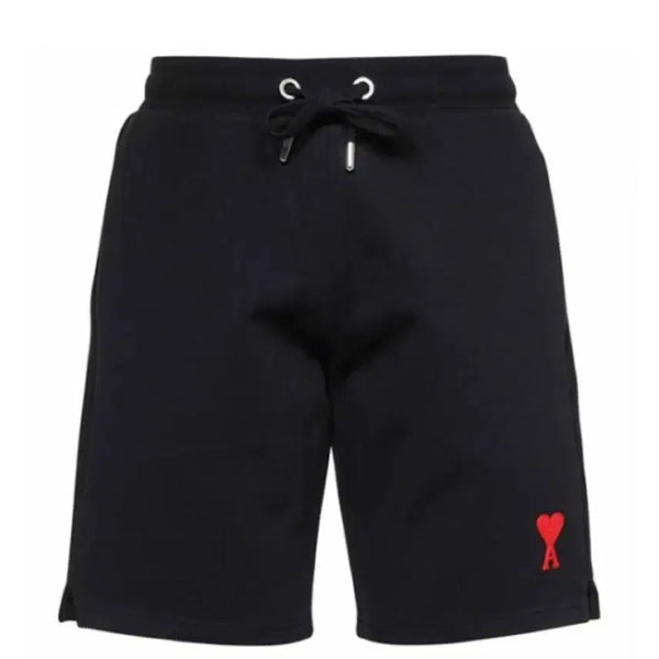 [BUNJANG] AMI Paris Heart Logo Embroidered Sweat Shorts / [당일 배송] 아미 하트 로고 자수 스웨트 반바지 2color
