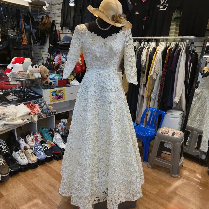 [BUNJANG] Wedding Dress M Size / 웨딩드레스
