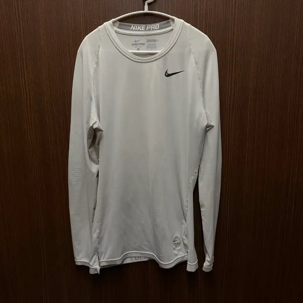 [BUNJANG] Nike Combat Pro Long Sleeve White / 나이키 컴벳프로 롱슬리브 화이트