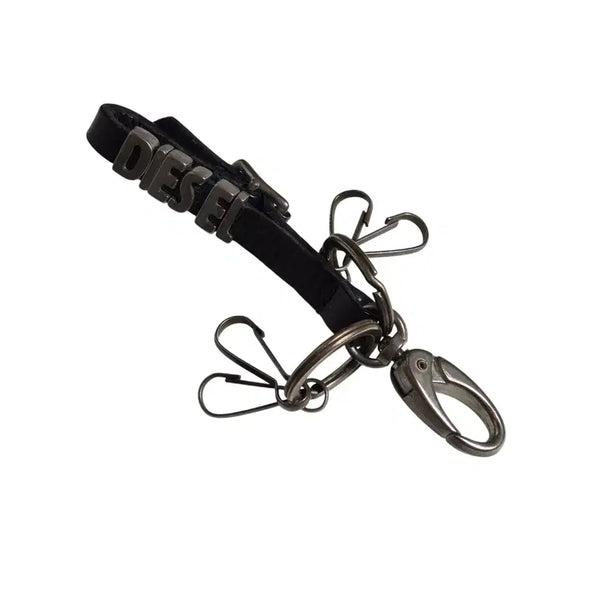 [BUNJANG] Diesel Archive Metal Logo Leather Belt Keychain / DIESEL) 디젤 아카이브 메탈 로고 레더 벨트 키링