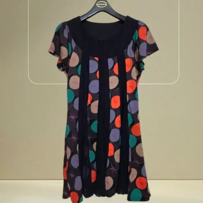 [BUNJANG] 55 Size Women's Short Sleeve Mini Dress Blouse / 55 여성 원피스 블라우스 미니 원피스 반팔 원피스 여름원피스 55