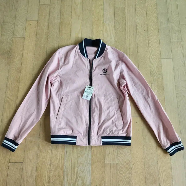 [BUNJANG] Beanpole Outdoor Pink Baseball Jumper (Men's 95) / 새상품 빈폴 아웃도어 핑크 야구 점퍼 남성 95 블루종