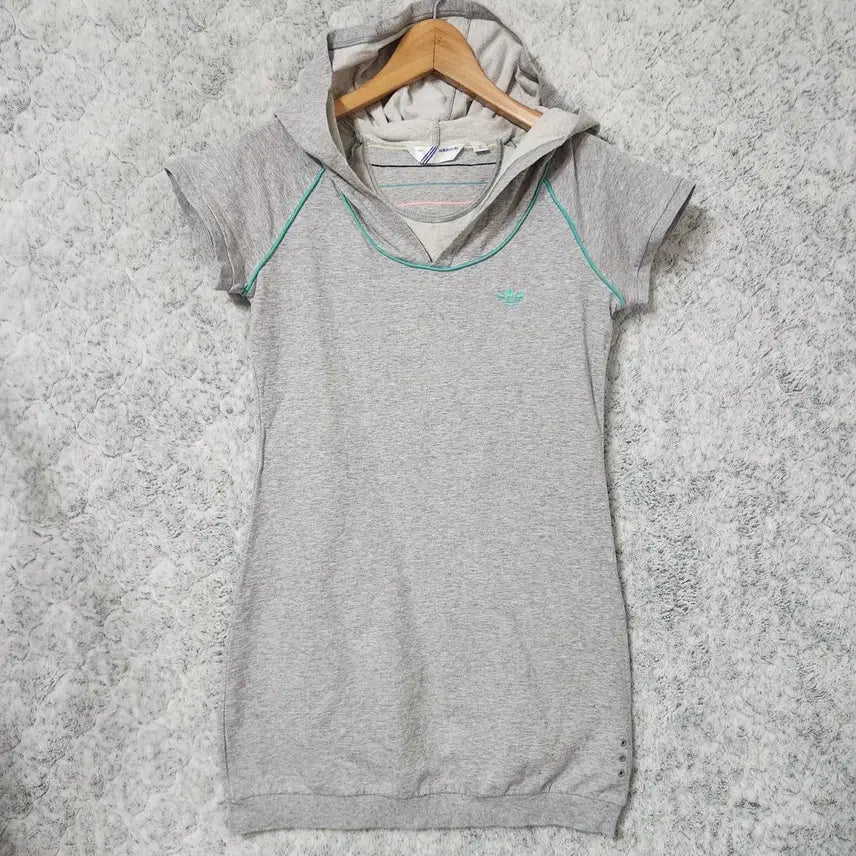 [BUNJANG] Adidas Hooded Short Sleeve Dress / 149B [95] 아디다스 후드 반팔 원피스