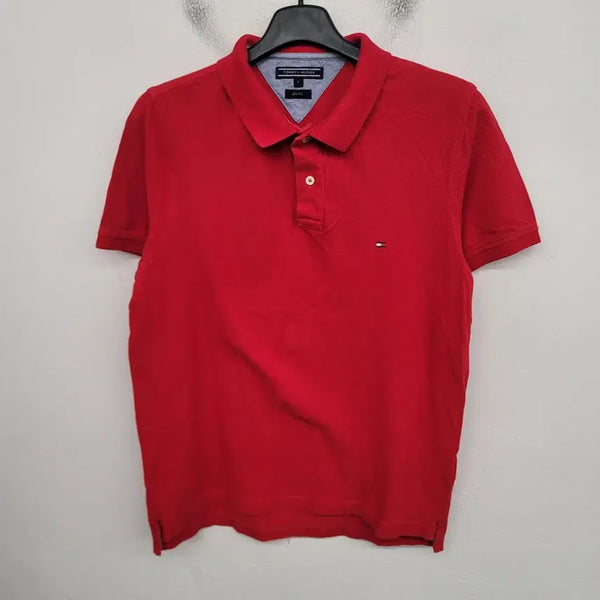 [BUNJANG] Tommy Hilfiger Short Sleeve Polo T-Shirt Size 95/M / [95/M] 타미힐피거 반팔 카라티 티셔츠