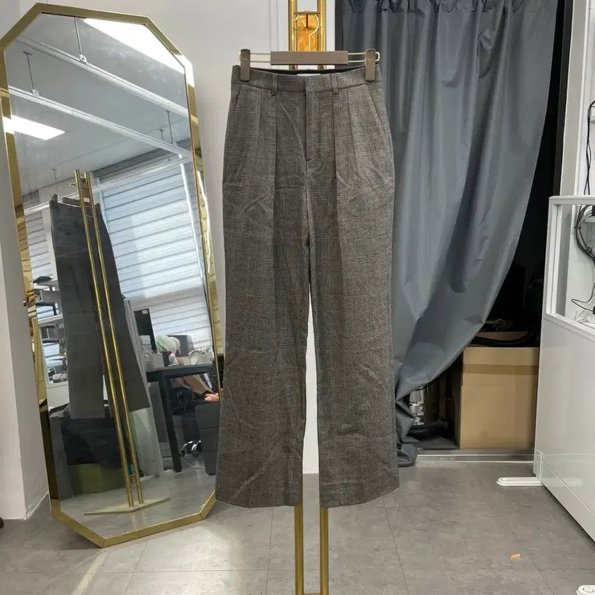 [BUNJANG] Celine Check Flannel Women's Trousers / (36) 셀린느 체크 플란넬 여성 바지