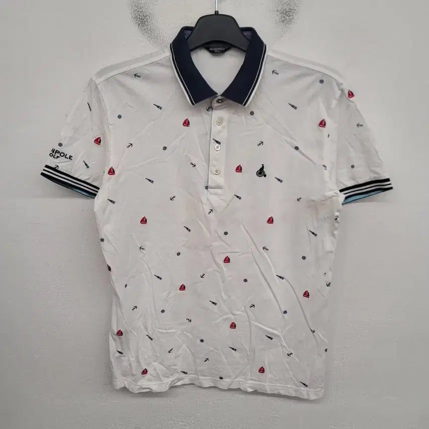 [BUNJANG] Beanpole Golf Men's Short Sleeve Polo T-Shirt Size 95/M / [95/M] 빈폴 골프 반팔 카라티 티셔츠