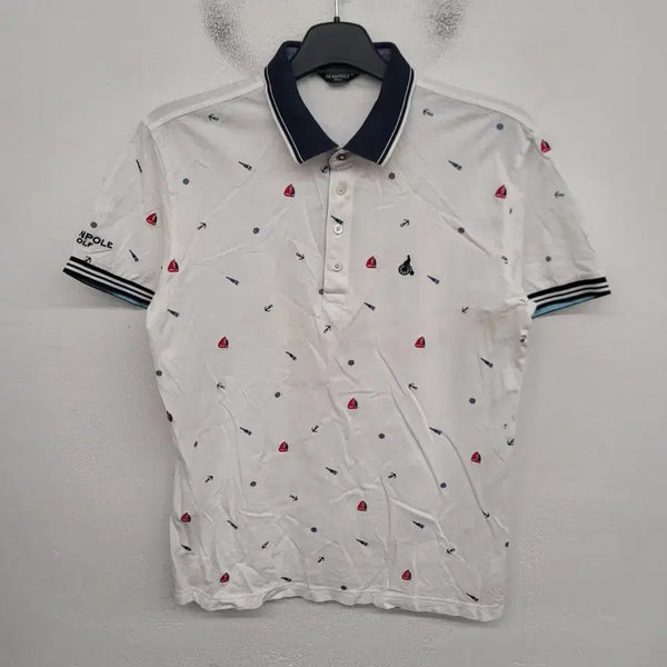 [BUNJANG] Beanpole Golf Men's Short Sleeve Polo T-Shirt Size 95/M / [95/M] 빈폴 골프 반팔 카라티 티셔츠