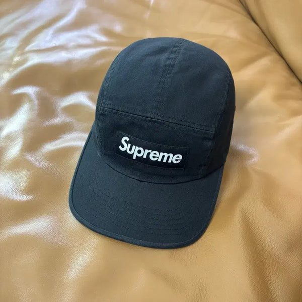 [BUNJANG] Supreme Washed Black Nylon Strap Camp Cap / 슈프림 캠프캡 모자 박스로고 24ss 워시드 블랙 나일론 스트랩