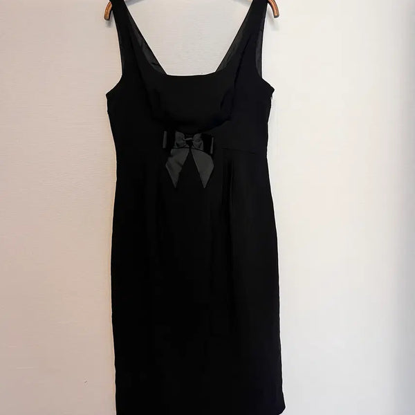 [BUNJANG] Ribbon Point Black Dress / 2026-6 ) 리본포인트 검정원피스