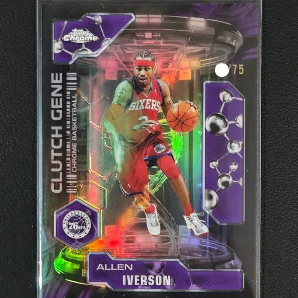 [BUNJANG] Top Chrome Allen Iverson 75 Limited Insert Card / 탑스크롬 앨런 아이버슨 75한정 인서트