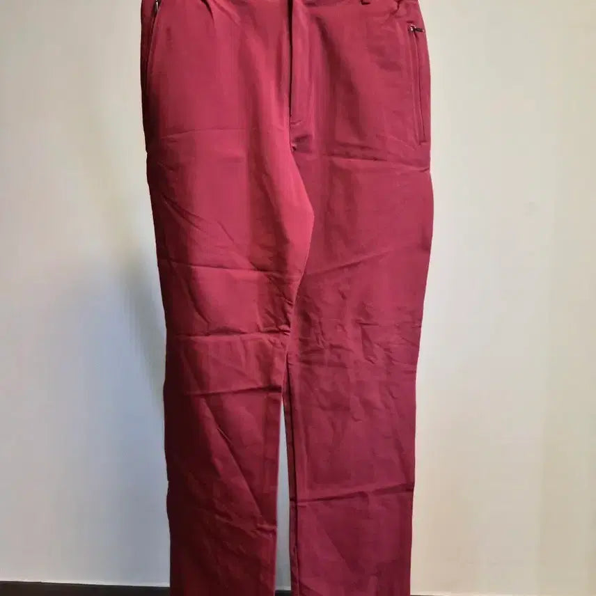 [BUNJANG] Pierre Cardin Women's Burgundy Pants (Size 29) / (새상품)피에르가르뎅 여성 버건디 바지 29인치