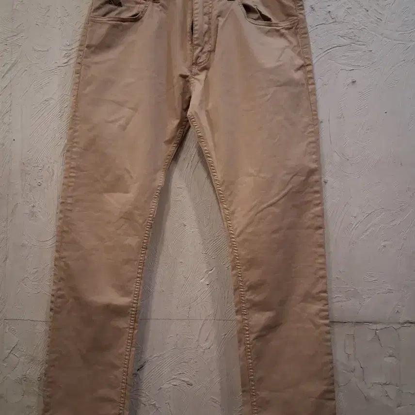 [BUNJANG] Emporio Armani Beige Cotton Pants / 엠포리오 아르마니 베이지 면팬츠