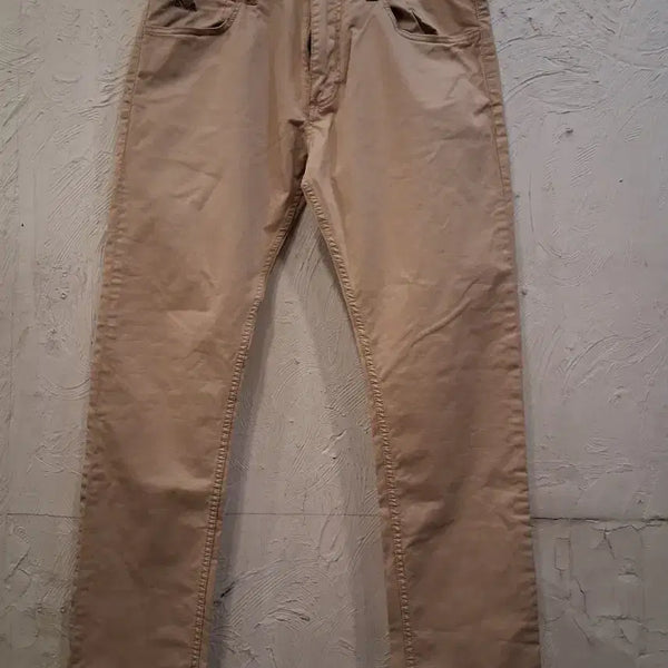 [BUNJANG] Emporio Armani Beige Cotton Pants / 엠포리오 아르마니 베이지 면팬츠