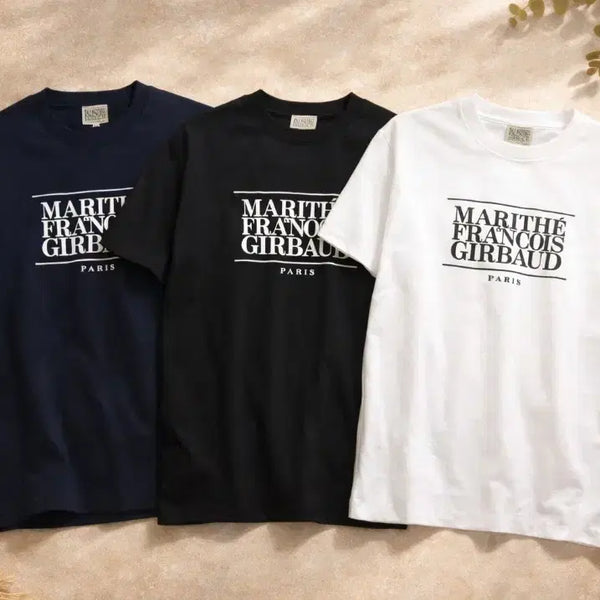 [BUNJANG] Marithe Francois Girbaud Classic Logo Short Sleeve T-Shirt / [당일 배송]마리떼 프랑소와 저버 클래식 로고 반팔 티셔츠 3color