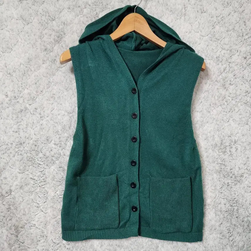 [BUNJANG] Women's Knit Hooded Cardigan / 156B [F] 여성 니트 후드 가디건