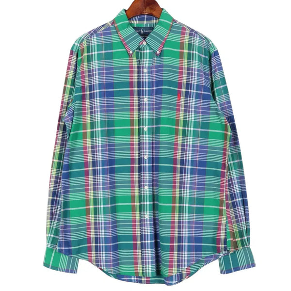 [BUNJANG] Polo Ralph Lauren Check Shirt L / 폴로 랄프로렌  체크 셔츠 L / k4327
