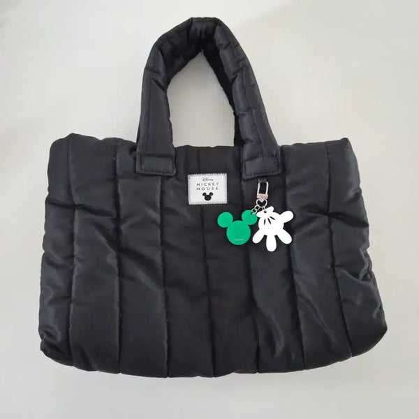 [BUNJANG] Disney Mickey Mouse Padded Tote Bag / 디즈니 미키마우스 패딩 토트백