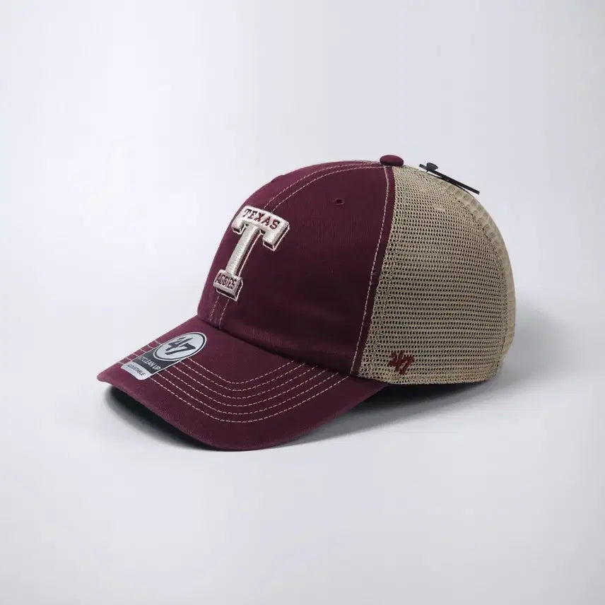 [BUNJANG] 47 Brand Texas A&M Mesh Ball Cap / 47 NCAA 텍사스 A&M 메쉬 볼캡 모자