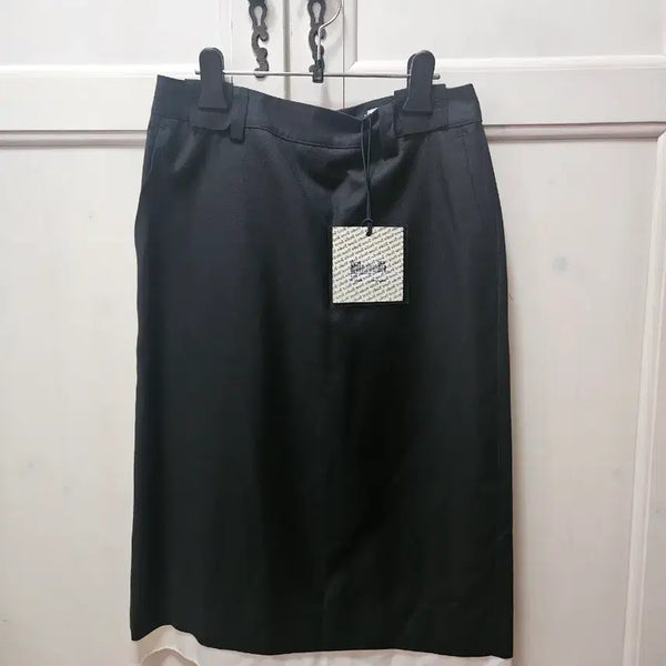 [BUNJANG] Dunst Layered H-Line Midi Skirt Black / 새제품 던스트 레이어드 h라인 미디 스커트 블랙