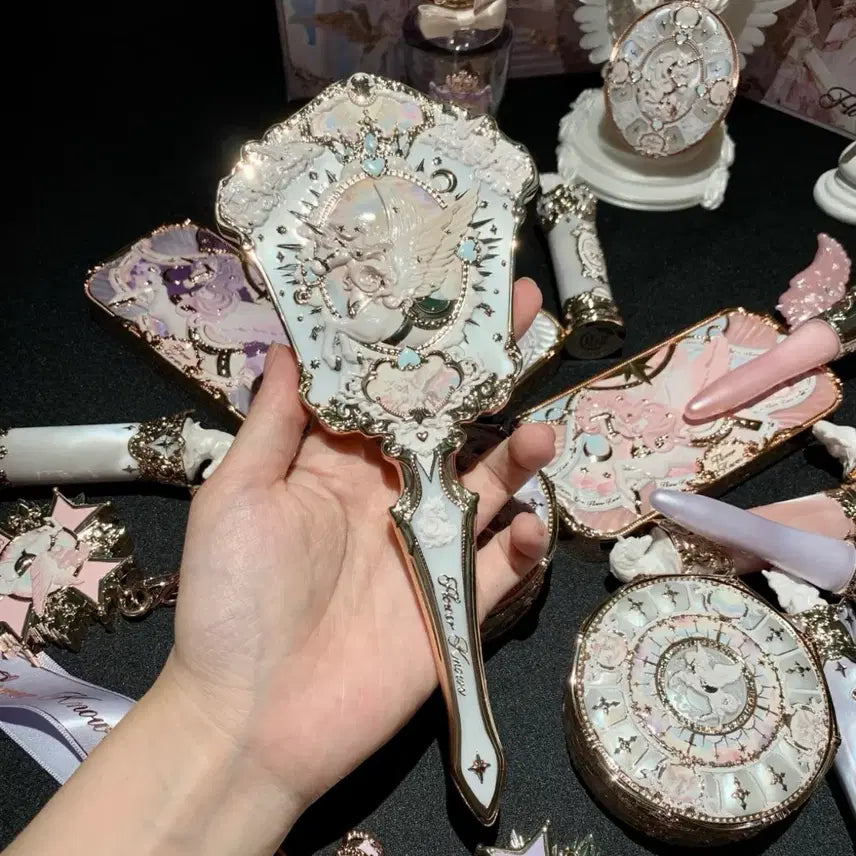 [BUNJANG] Flower Knows Night Unicorn Collection Hand Mirror / 플라워노즈 나이트유니콘 컬렉션 손거울
