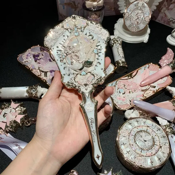 [BUNJANG] Flower Knows Night Unicorn Collection Hand Mirror / 플라워노즈 나이트유니콘 컬렉션 손거울