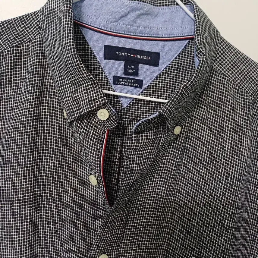 [BUNJANG] Tommy Hilfiger Men's 100% Linen Shirt (New, Size L) / 남성 타미힐피거 한섬제조 마100% 린넨셔츠 (새상품.105)