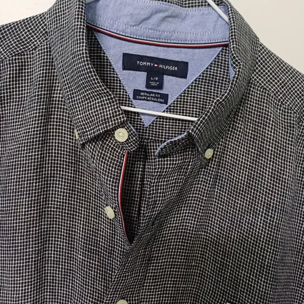 [BUNJANG] Tommy Hilfiger Men's 100% Linen Shirt (New, Size L) / 남성 타미힐피거 한섬제조 마100% 린넨셔츠 (새상품.105)