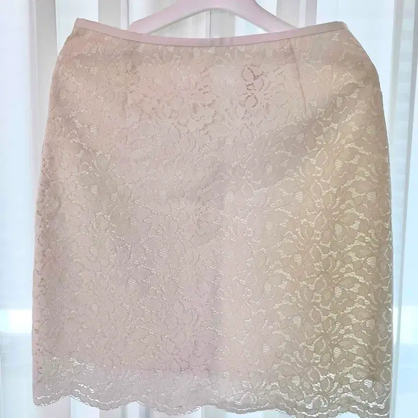 [BUNJANG] 8 Seconds Lace Skirt Ivory S / 에잇세컨즈 레이스 스커트 아이보리(화이트) S - 상태 좋아요!