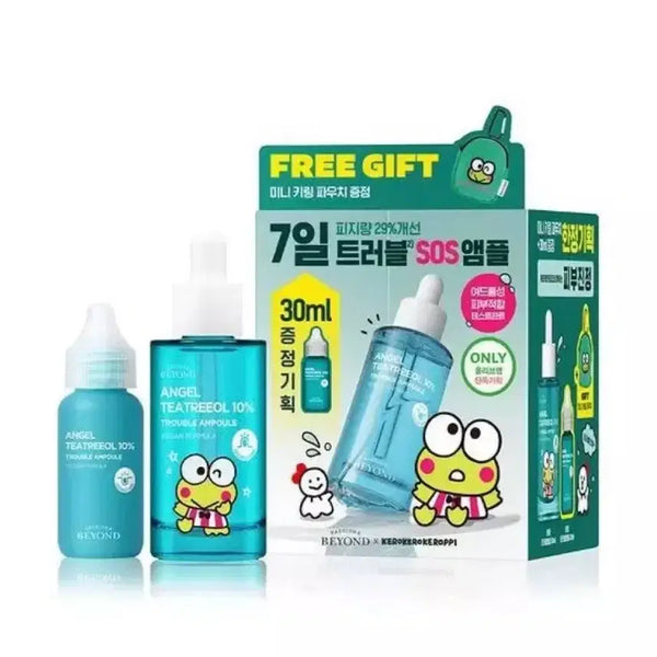 [BUNJANG] Keropi Collaboration Beyond Angel Tree Tea Tree 10 Trouble Ampoule Set / 케로피콜라보 비욘드 엔젤티트리올 10트러블 앰플 기획