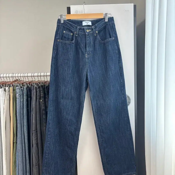 [BUNJANG] Semi Wide Fit Denim Pants / 세미 와이드 데님 팬츠