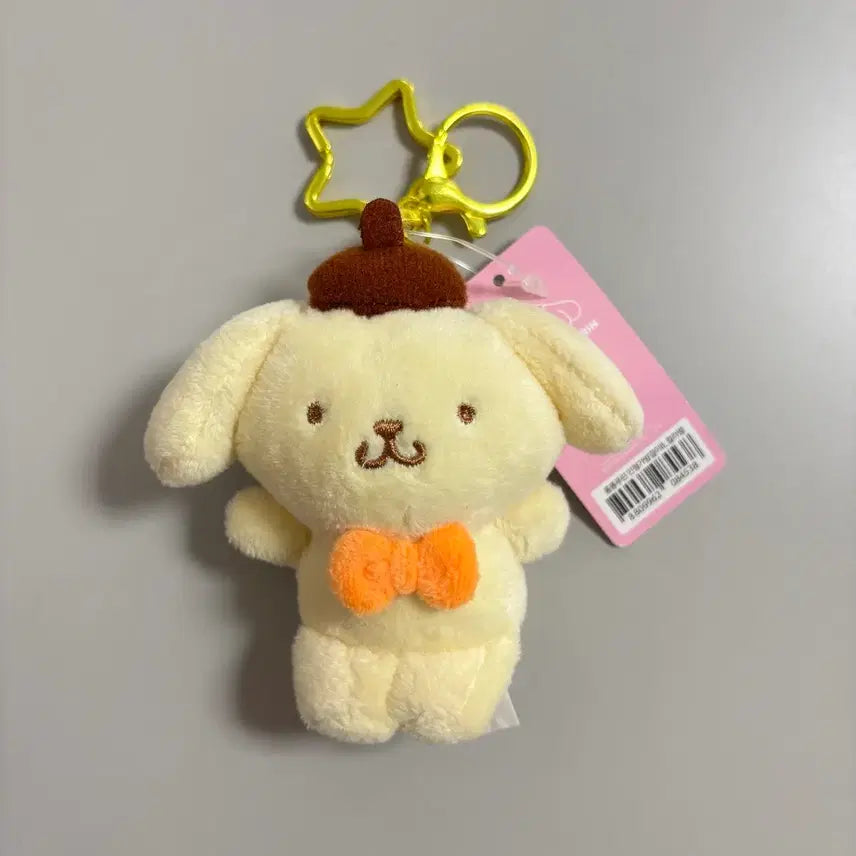 [BUNJANG] Sanrio Pompompurin Plush Bag Charm Keychain (Various Colors) / 정품 산리오 폼폼푸린 컬러별 인형 가방걸이 키링