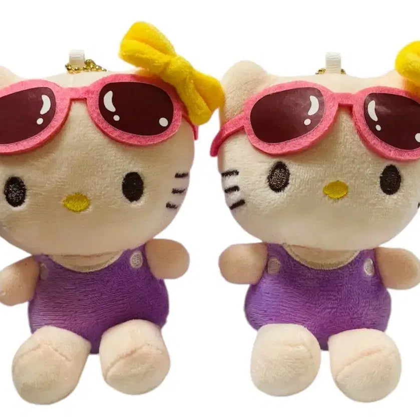 [BUNJANG] Hello Kitty Sunglasses Plush Keychain / 전상품20%할인)키티 선글라스 인형 키링
