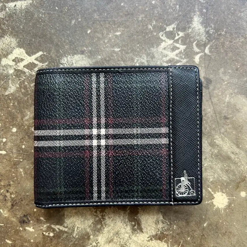 [BUNJANG] Beanpole Men's Checkered Bifold Wallet / 빈폴 체크 남성 반지갑 지갑
