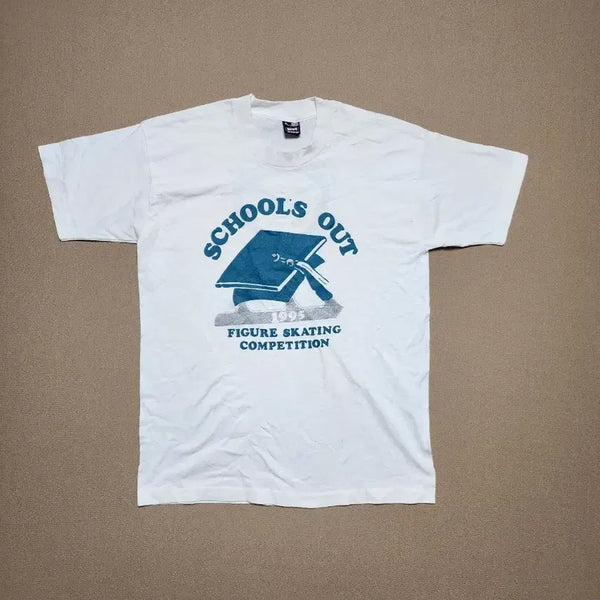 [BUNJANG] 1995 Figure Skating Competition "Best USA" Vintage T-Shirt / 90s USA 1995 Figure Skating Competition